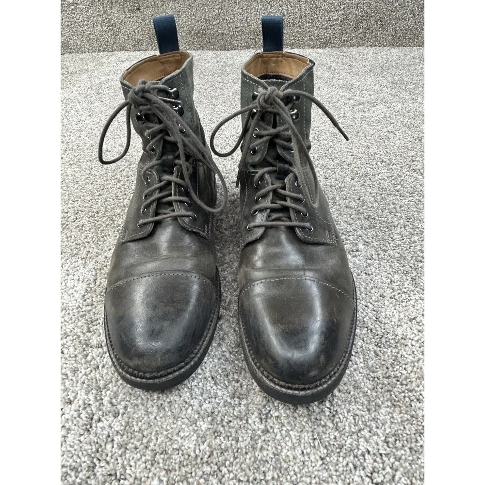 Clarks Mens Size 9M‎ Bushwick Peak Grey Leather Suede Lace up Boots